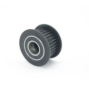 Schwarze Zahnriemen scheibe Zahnrad scheibe mit geradem Zahn profil Hobbing-Verarbeitung - Product Image 3