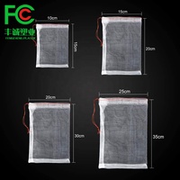 Duurzame Uv Groene Mono Filament Netzak Voor Fruit Hdpe Netto Zakken Cover Met Groen Rood Zwart Trekkoorden