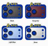 Protection d'objectif d'appareil photo en métal pour iPhone 17 Pro 18 Pro Max, cadre métallique avec couvercle en verre, forte adsorption, résistant aux chocs