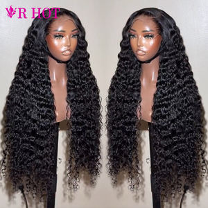 วิกผมเวียดนามแท้แบบไม่ต้องใช้กาว 13x6 HD Lace Front แบบลอนลึก <span class=keywords><strong>ผม</strong></span>แท้จากเปรู วิกผมลอนแบบพม่า ผู้จำหน่ายวิกผม - Product Image 4