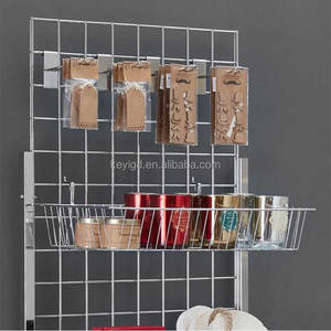 Estante de exhibición de metal para supermercado, 4 cestas de alambre, estante de pie para tienda minorista, paquete plano, Material de hierro para tiendas, embalaje de cartón - Product Image 5