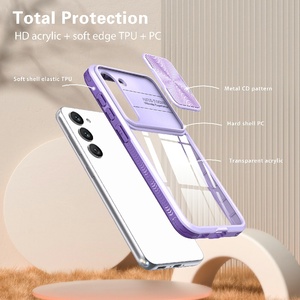 Étui transparent de conception à la mode de luxe pour <span class=keywords><strong>Samsung</strong></span> S23 FE étui de téléphone mince <span class=keywords><strong>housse</strong></span> de protection rigide en PC et TPU avec protecteur de caméra - Product Image 6