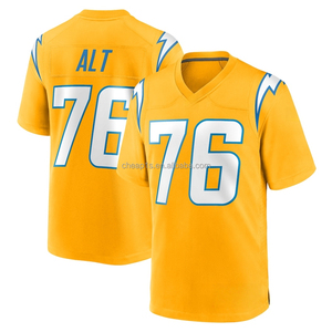 Vente en gros de maillots de football américain brodés <span class=keywords><strong>Los</strong></span> <span class=keywords><strong>Angeles</strong></span> Charger bleus # 10 Justin Herbert # 3 Derwin James Jr. Uniforme de football - Product Image 5