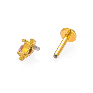 Piercings de Labio de Acero Inoxidable YW con Forma de Corazón y Cruz, Anillo de Tragus, Piercing de Oreja para Mujer y <span class=keywords><strong>Hombre</strong></span>, Joyería Corporal - Product Image 4