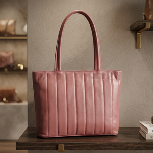 Super Selling Lady Genuine Cow Leather Luxury Fashion Clutch Thermal Waterproof Lightweight Zipper Closure Two Handles Waist - Product Image 3