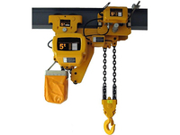 Palans électriques à chaîne personnalisables de marque Weihua Crane, capacités de 1, 2, 3, 5, 10 et 20 tonnes