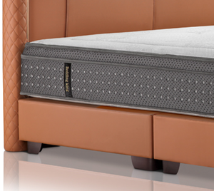 Letto Moderno Combinato con <span class=keywords><strong>Testiera</strong></span>, Struttura Personalizzabile, Rivestimento in Tessuto o Pelle, Letto Imbottito con Piattaforma - Product Image 3