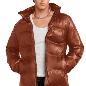 Fournisseur 2025 Nouveau Manteau d'hiver tendance de haute qualité pour hommes, manteaux d'extérieur épais originaux, col montant, logo sur le devant - Product Image 4