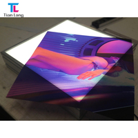 Super lisse séjour plat PET Film avant éclairé dos gris pour X bannière enroulable bannière et affiche impression