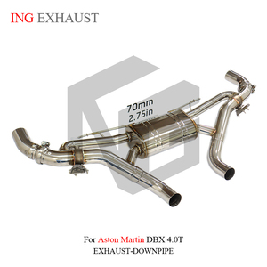 Soupape d'échappement en acier inoxydable ING, silencieux Catback pour Aston <span class=keywords><strong>Martin</strong></span> DBX 4.0 avec tuyau d'échappement de haute qualité, pièces de performance automobile - Product Image 5