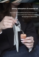 Difusor de salida de aire de coche de madera Velas y accesorios de fragancia