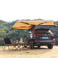 Auvent latéral de voiture personnalisé 2M/2.5M pour l'extérieur, en tissu Oxford, avec parois latérales à 270 degrés, utilisation quatre saisons, léger, protection UV