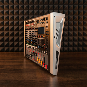 Consola mezcladora de audio GS10 de 14/18 canales con grabación USB, efectos incorporados, ecualizador de 4 bandas y salida estéreo para presentaciones en vivo - Product Image 6
