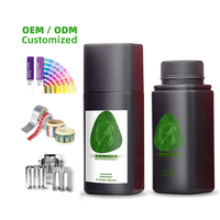 Red Black Green Purple 50g Salt Spice Powder Bottle Skin Care HDPE Plastic Package With Twist Cap