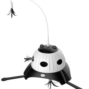 Multi-Functional 3-in-1 <b>Magic</b> Cat Toy <b>Box</b> with Teaser Wand & Mouse - Interactive Enrichment Toys for Indoor Cats, Fun Exercise - Product Image 3