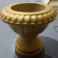 Cetakan Pot Bunga Diameter 50cm Plastik ABS Gaya Eropa Terbaru, Kuat dan Tahan Lama, Model Reazone RZF untuk Pengecoran Beton