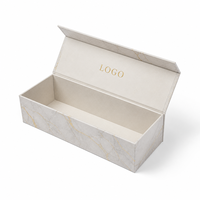 Boîte d'emballage en marbre artistique avec logo personnalisé, vente en gros, motifé, moderne, boîte cadeau pour cosmétiques, bijoux, prix d'usine