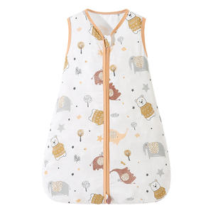 Edredón de fibra de algodón de bambú de doble capa para <span class=keywords><strong>el</strong></span> verano Saco de dormir neonatal a prueba de golpes <span class=keywords><strong>con</strong></span> cierre de botón - Product Image 1