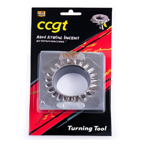 Plaquette de tournage Ttake CCGT aluminée à 80 degrés positifs pour l'usinage des métaux - Product Image 2