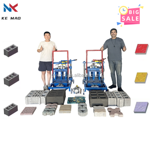 Giá cả phải chăng 2-45 máy khối di động để sản xuất gạch rỗng 400-200-200mm máy khối bê tông gia dụng nhỏ - Product Image 1