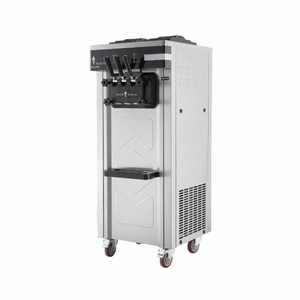 Commercial 3 Flavor Soft Frozen Yogurt Machine, Business 3 Flavors (2+1 Mixed) Soft Serve <b>Ice</b> <b>Maker</b>, Soft <b>Ice</b> Machine - Product Image 3