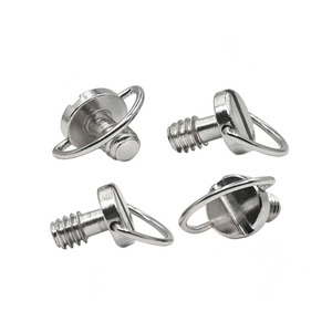 <span class=keywords><strong>Vis</strong></span> à dégagement rapide en acier inoxydable SS304 avec anneau en D 1/4-20 3/8, <span class=keywords><strong>vis</strong></span> de caméra en acier au carbone nickelé avec anneau en C pour trépied, monopode et montage photographique - Product Image 6