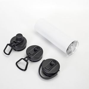 Gobelets à double paroi de 20 oz, blancs, vierges, pour sublimation directe, sublimation pour tasses - Product Image 1