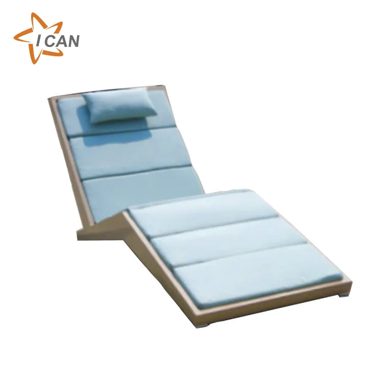 Uv Resistant Modern Outdoor Garden Sun Loungers Chaise Lounge Chair Sunbed transat plage