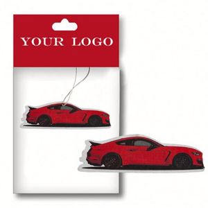 Cadeaux promotionnels en gros, logo personnalisé, parfum longue durée, diffuseur d'air suspendu, différents parfums, diffuseur d'air pour voiture en papier - Product Image 1