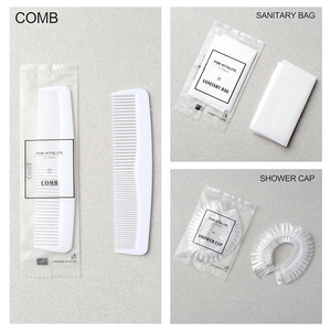 Set de Artículos de Limpieza Básicos Portátiles para <span class=keywords><strong>Hotel</strong></span>, Artículos de Lujo, Bolsa de Plástico Ecológica, Set de Amenidades Desechables para <span class=keywords><strong>Hotel</strong></span> - Product Image 5