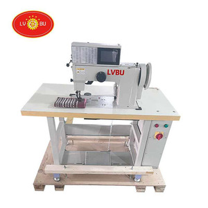 LVBU Marque LVBU-266 <span class=keywords><strong>Mini</strong></span> machine à coudre en cuir à double aiguille Machine à coudre industrielle en cuir à double aiguille - Product Image 1