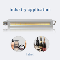 Lampe LED UV violette haute puissance pour le séchage d'emballages flexographiques et d'étiquettes, compatible machines Bobst OMET