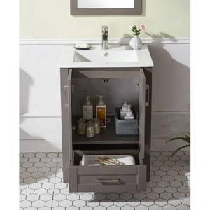 New modern smart simple storage <b>mirror</b> cabinet bathroom cabinet floor-standing washbasin cabinet - Product Image 2