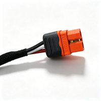 Câble d'alimentation DC-DC XT60i femelle vers borne annulaire 500mm 16AWG avec fil de commande marche/arrêt à distance pour système d'alimentation de robot