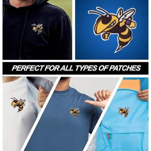 แผ่นปักลายผึ้ง DigitEMB ขนาด 2.55 x 2.50 นิ้ว แบบรีดติดหรือเย็บติด ชุด 11 ชิ้น สำหรับเสื้อแจ็คเก็ต กระเป๋า หมวก เสื้อผ้า - Product Image 2