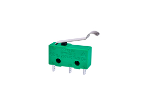 Microinterruptor 5A 125/250V CA SPDT 1NO 1NC con palanca de rodillo de bisagra metálica, tipo botón de acción rápida, 3 pines - Product Image 4