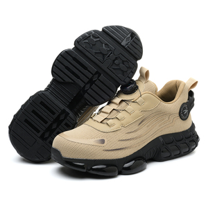 Nuove <span class=keywords><strong>Scarpe</strong></span> <span class=keywords><strong>Antinfortunistiche</strong></span> Unisex con Punta in Acciaio, Allacciatura Rapida, Traspiranti, Antiurto, Antiscivolo, per Estate e Autunno, da Fabbrica - Product Image 5