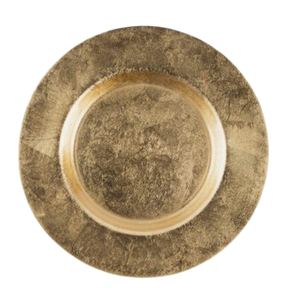 Assiette de Présentation Ronde en Métal Plaqué Or de Luxe – Vente en Gros, Plateau Décoratif pour Mariages, Fêtes et Maison - Product Image 4