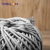 Cordon en coton naturel de 9mm Corde en coton Corde en coton macramé doux de luxe