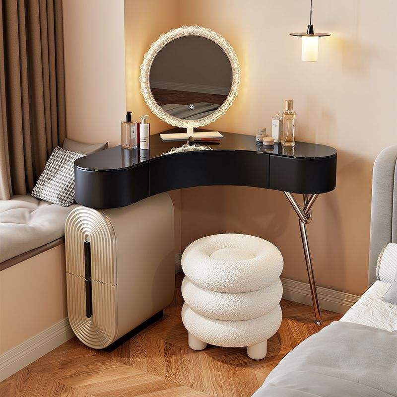 80CM avec tabouret rond