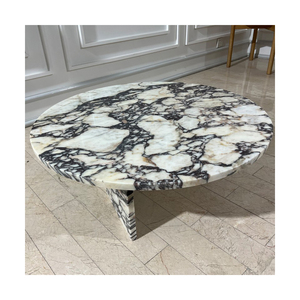 客厅家具套装中心桌现代卡拉卡塔中提琴大理石茶几待售 - Product Image 1
