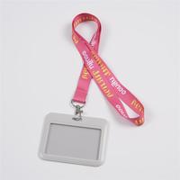 CH Wholesale Sublimation Printing Polyester Lanyards With Logo Custom Certification Keychain OEM ODM ECO Promotion Event Gifts