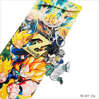 11 Styles DBZ Dragon Son Goku Vegeta Shenron Anime alliage porte-clés dessin animé métal porte-clés porte-clés bijoux accessoires cadeau
