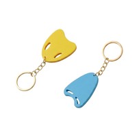 Porte-clés créatif en plastique en forme de planche de natation, style mignon, pendentif sport d'été, petits cadeaux, pour anniversaires, fêtes, souvenirs de voyage