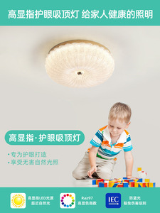 Lámpara de Techo Protectora para los Ojos, para Habitación, Dormitorio, Principal, Estilo Nuevo <span class=keywords><strong>2022</strong></span>, Simple, para Estudio, Calabaza - Product Image 2