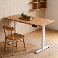 PRORIALS Cadre de bureau assis-debout réglable en hauteur, certifié BIS, classique, portable, extensible, en métal, vitesse 25 mm/s