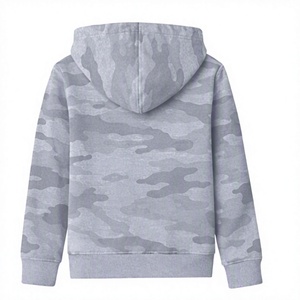 Sweat à capuche camouflage personnalisé imprimé sur toute la surface, en molleton 100% coton, streetwear camouflage, sweat à capuche zippé pour homme - Product Image 4