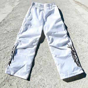 Custom Baggy <strong>Oversized</strong> <strong>Jogger</strong> Screen Printing Windbreaker Men Nylon Pants Sweatpants Embroidery Embroidery Track Pants Men's - Product Image 2