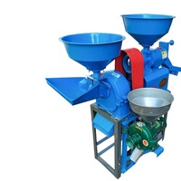 Moulin à riz combiné 2,2 kW, capacité 150-300 kg/h, petit moulin à riz, broyeur de maïs, décortiqueur de paddy, pulvérisateur pour ferme et usage domestique