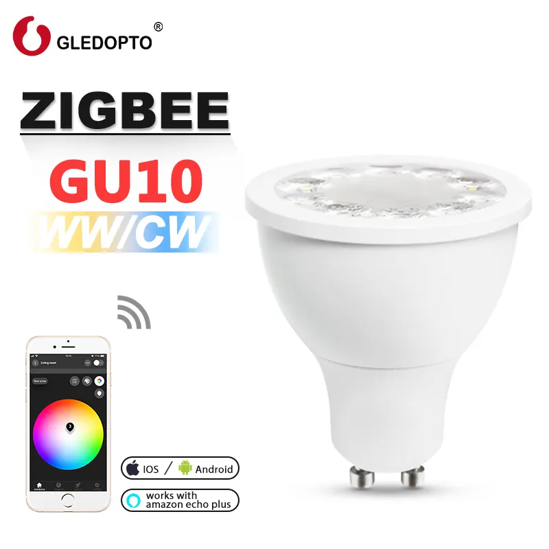Gledopto PRO 25/120องศา ZigBee เกตเวย์ GU10สี Led สปอตไลท์ RGBW RGBCCT Spot Light